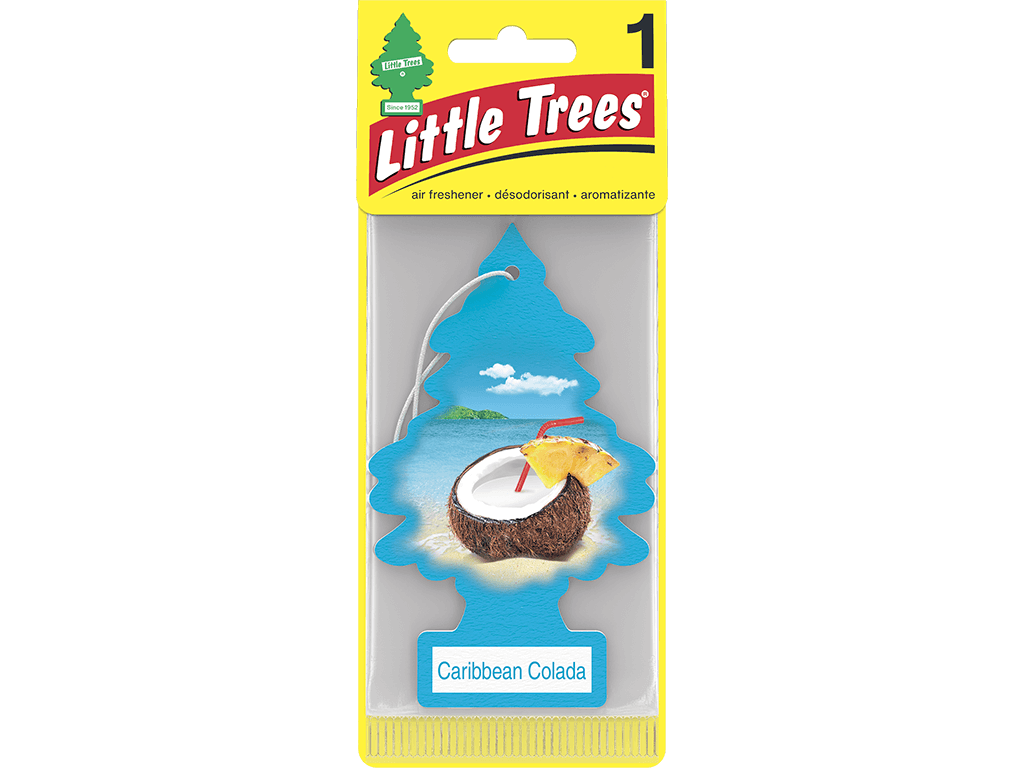 PINO AROMATICO LITTLE TREES U.S.A. - CARIBBEAN COLADA 24 UNIDADES