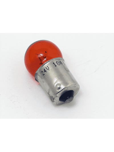 AMPOLLETAS 24V 10W G18.5 BA15s AMBAR