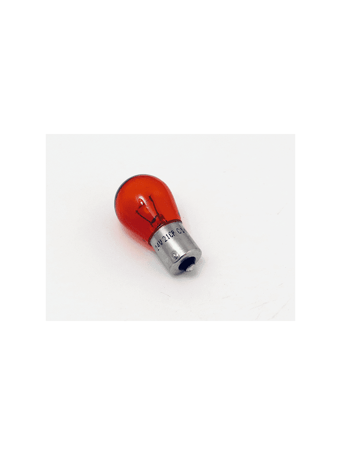 AMPOLLETAS 24V 21CP S25 BA15s AMBAR