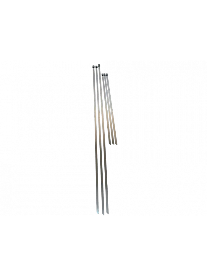 SET DE ABRAZADERAS DE ACERO INOXIDABLE 12 UNIDADES