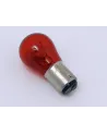 AMPOLLETAS 24V 21W BAU15S AMARILLA 2 CONTACTOS CACHOS DESCENTRADOS