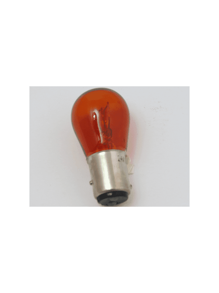 AMPOLLETAS 24V 21/6CP S25 BAY 15D AMBAR