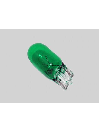 AMPOLLETAS T10 12v 5w Verde