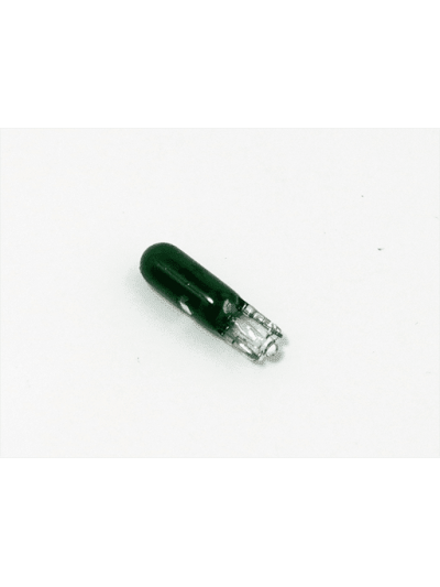 AMPOLLETAS 12V 1.2W T5 BASE DE VIDRIO (W2 X 4.6D) VERDE