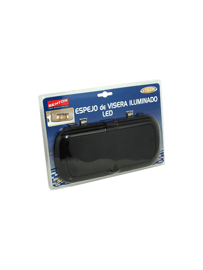 ESPEJO DE VISERA CON LED