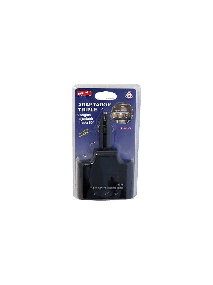 ADAPTADOR TOMACORRIENTE TRIPLE