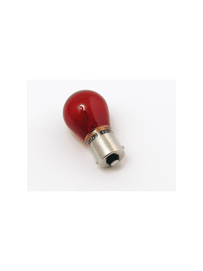 AMPOLLETAS BA15s 12v 21w Roja