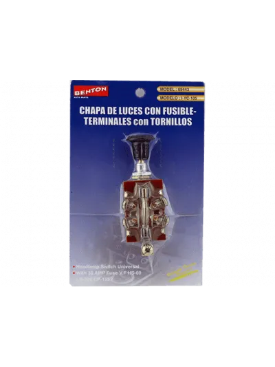 CHAPA DE LUCES