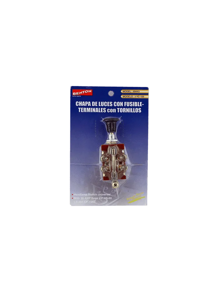 CHAPA DE LUCES