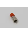 AMPOLLETAS 24V 3W T8.5 BA9S ( 23 MM ) AMBAR