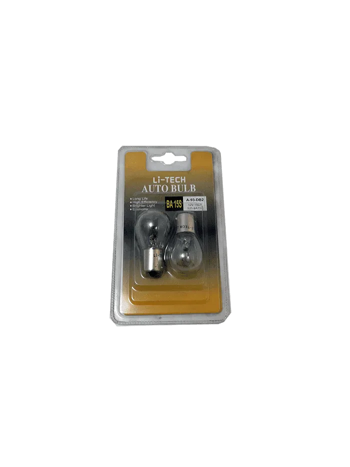 AMPOLLETAS 12V 15CP S25 BA15s