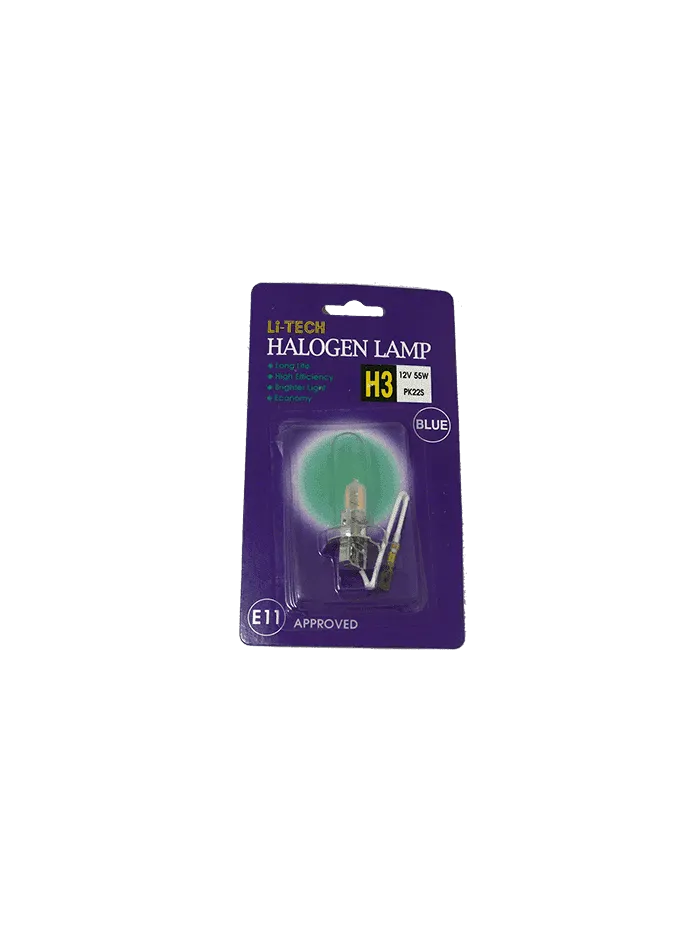 AMPOLLETAS H3 12V 55W - AZUL