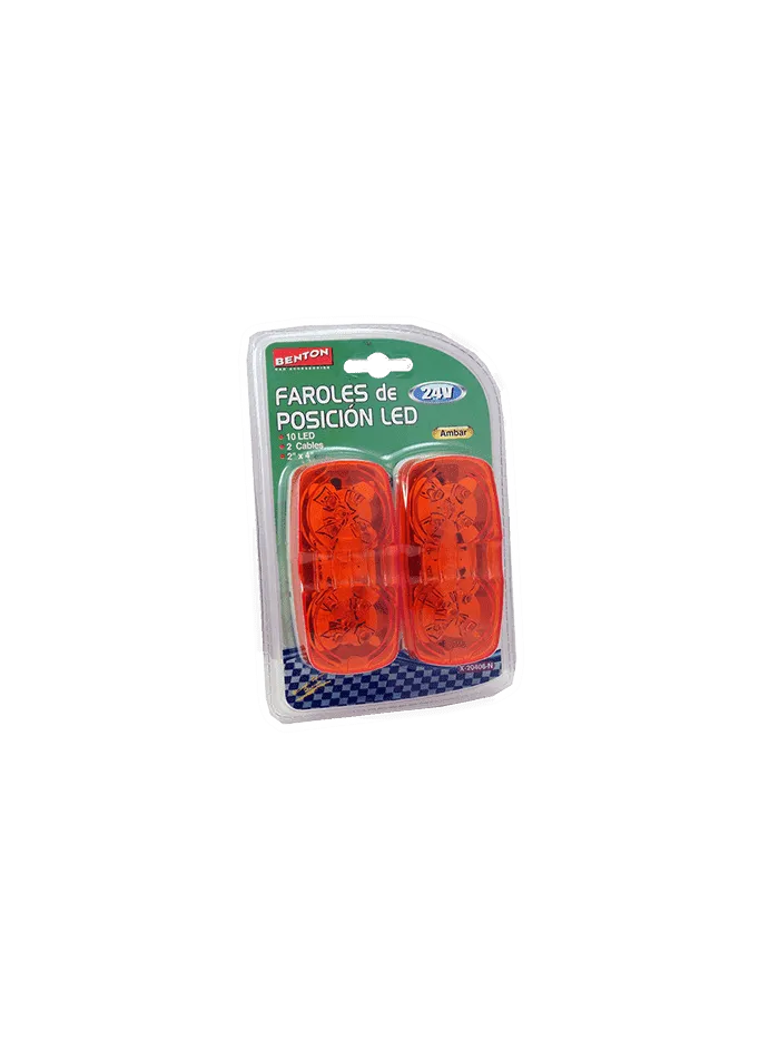 FAROL LATERAL LED AMBAR 24V