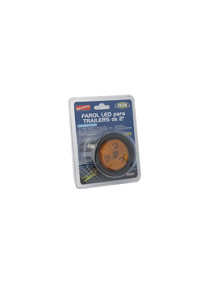FAROL LED 12/24 NARANJO