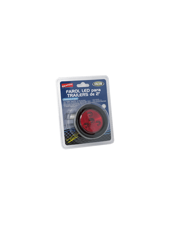 FAROL LED 12/24V ROJO