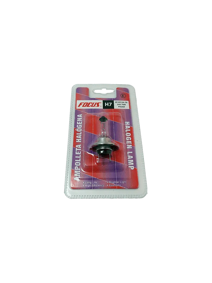 AMPOLLETAS - H7 24v 70w