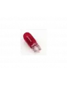 AMPOLLETAS 24V 3W T10 BASE DE VIDRIO ( W2.1 X 9.5D) ROJO