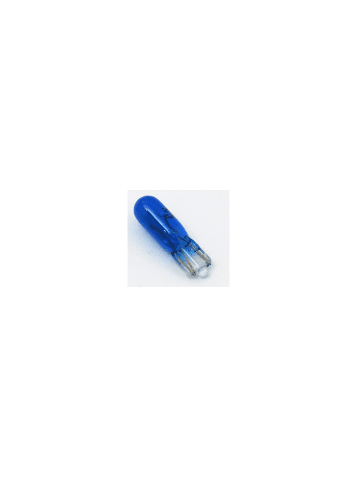 AMPOLLETAS 24V 1.2W T5 BASE DE VIDRIO ( W2 X 4.6D ) AZUL