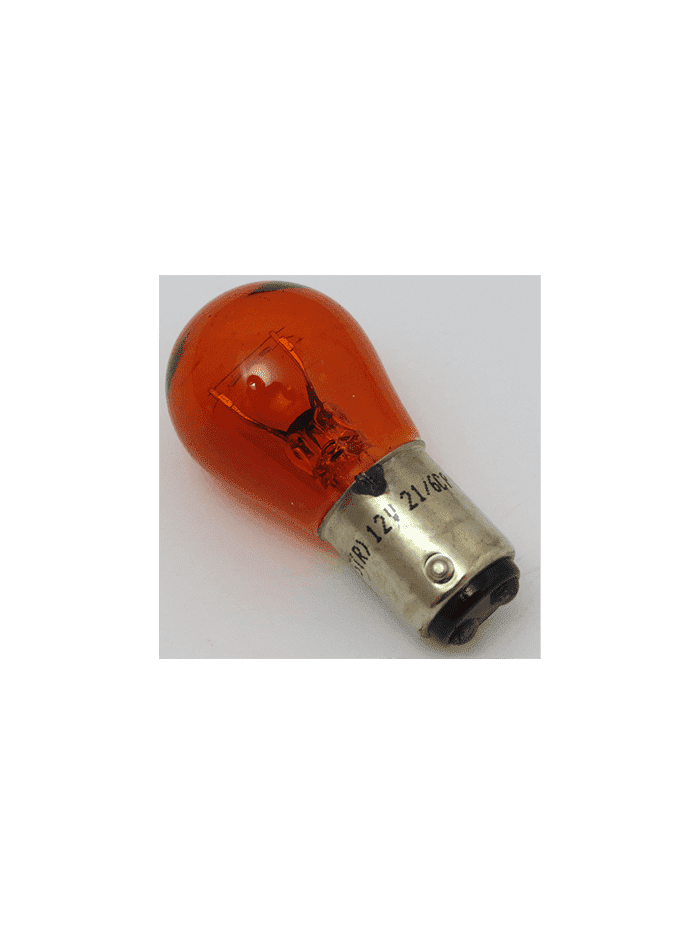 AMPOLLETAS 12V 21/6 CP S25 BA 15D - AMBAR