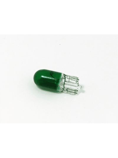 AMPOLLETAS 12V 5W T10 BASE DE VIDRIO (W2.1 X 9.5D) VERDE
