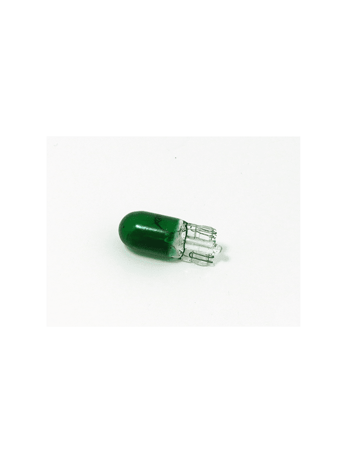AMPOLLETAS 12V 5W T10 BASE DE VIDRIO (W2.1 X 9.5D) VERDE