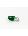 AMPOLLETAS 12V 5W T10 BASE DE VIDRIO (W2.1 X 9.5D) VERDE