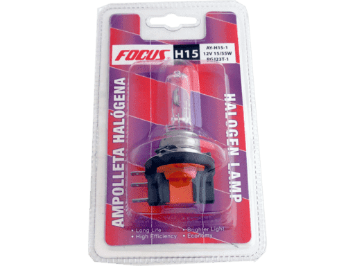 AMPOLLETA H15 12v 15/55w PGJ23T-1 