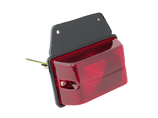 FAROL LATERAL UNIVERSAL CON SOPORTE FLEXIBLE - ROJO