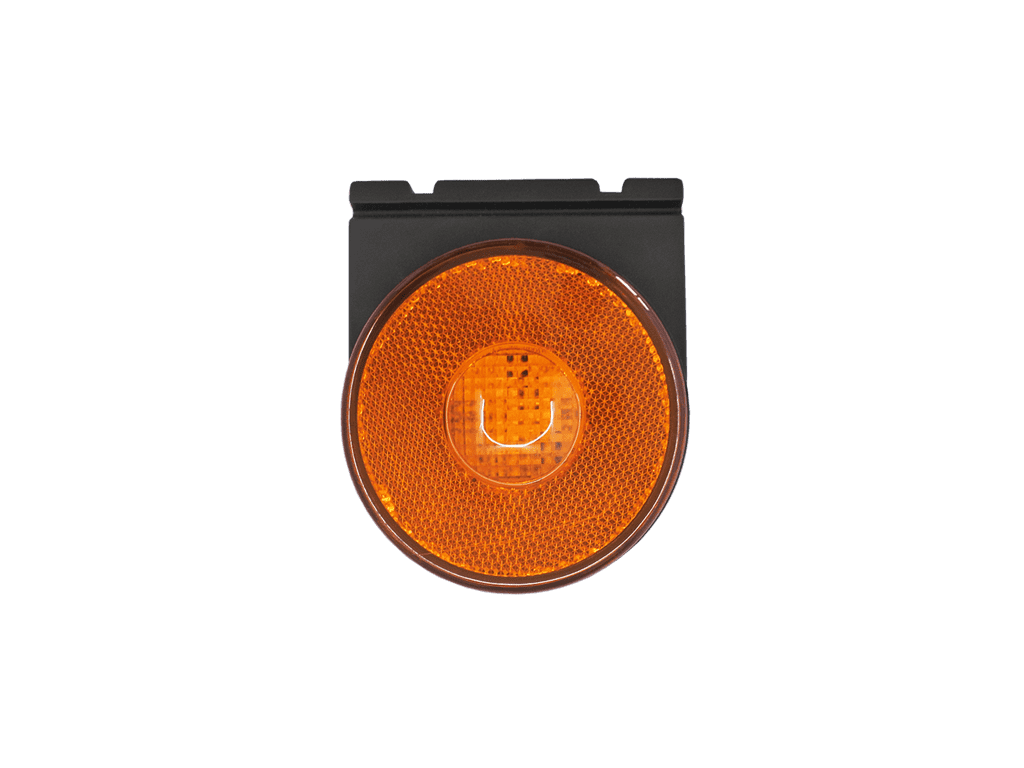 FAROL LATERAL 4 LEDS TIPO RANDON BI-VOLT COLOR AMBAR 10,5 X 8,4