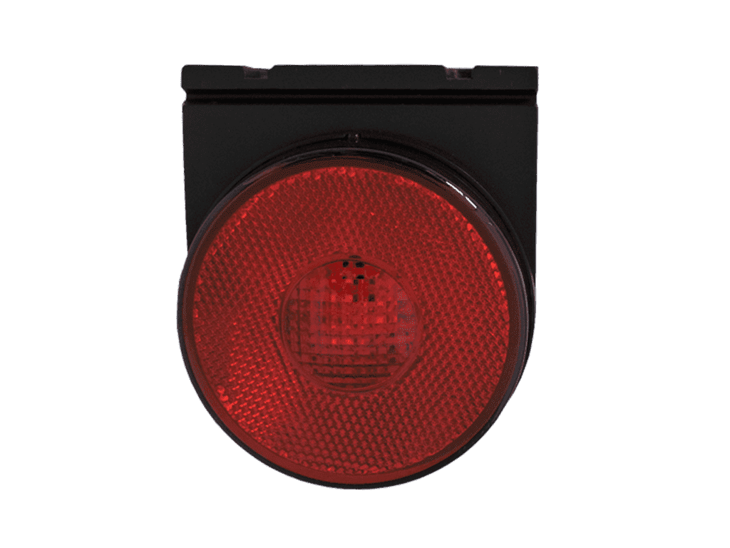 FAROL LATERAL 4 LEDS TIPO RANDON BI-VOLT COLOR ROJO 10,5 X 8,4