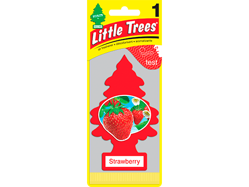 PINO AROMATICO LITTLE TREES U.S.A. - FRUTILLA 24 UNIDADES